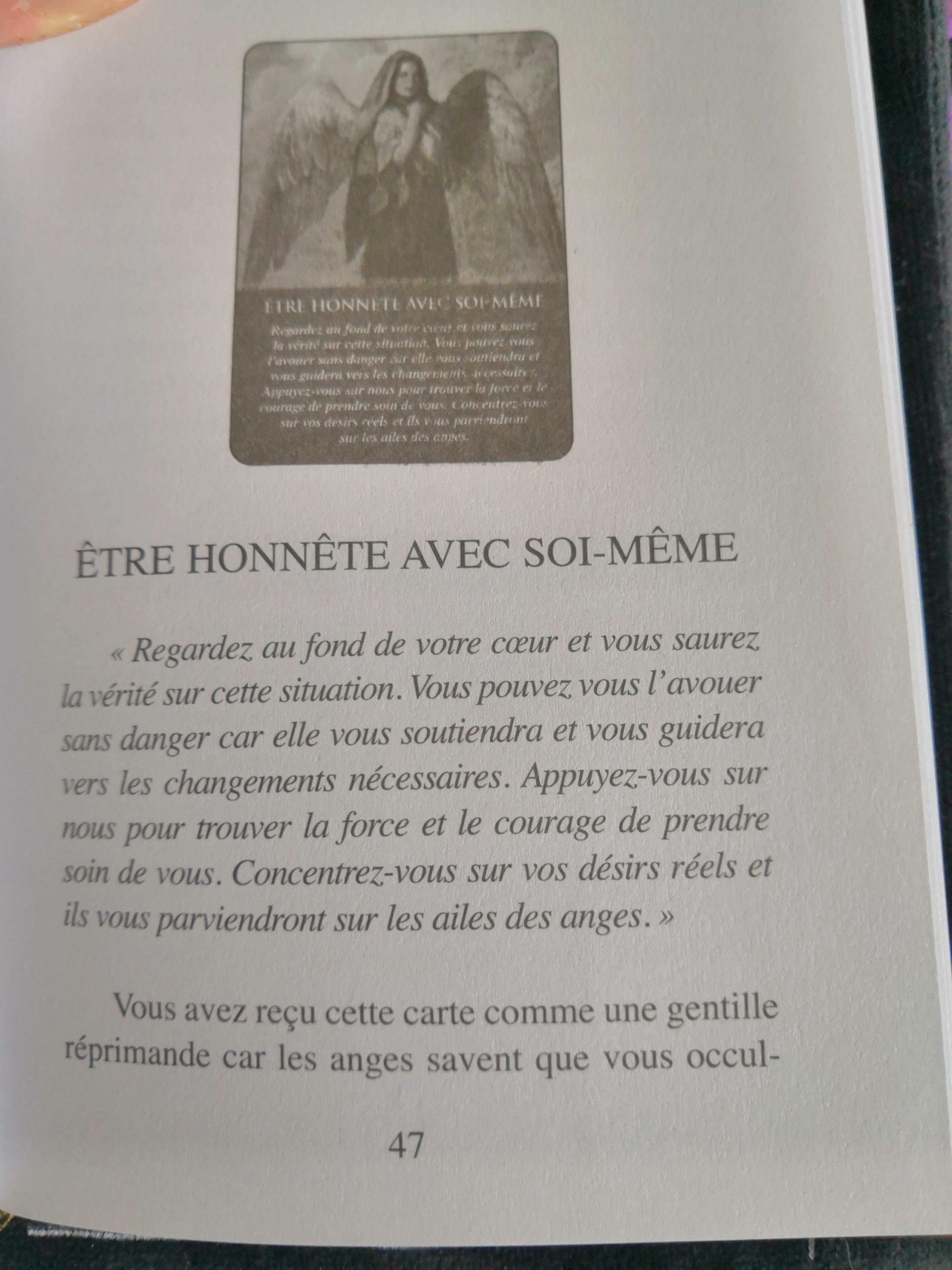 Carte 3 : être honnête avec soi-même