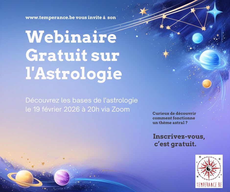 Webinaire gratuit : initiation à l'astrologie publication facebook webinaire gratuit sur l